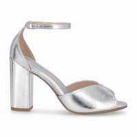 Sandalia Mujer Plata Rafa 48