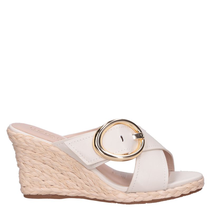 LUZ DA LUA - Sandalia Mujer Casual Blanco Luz Da Lua
