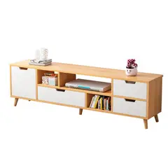 DETODOYMAS - Rack TV 140x30x38cm 4 cajones Chic Home