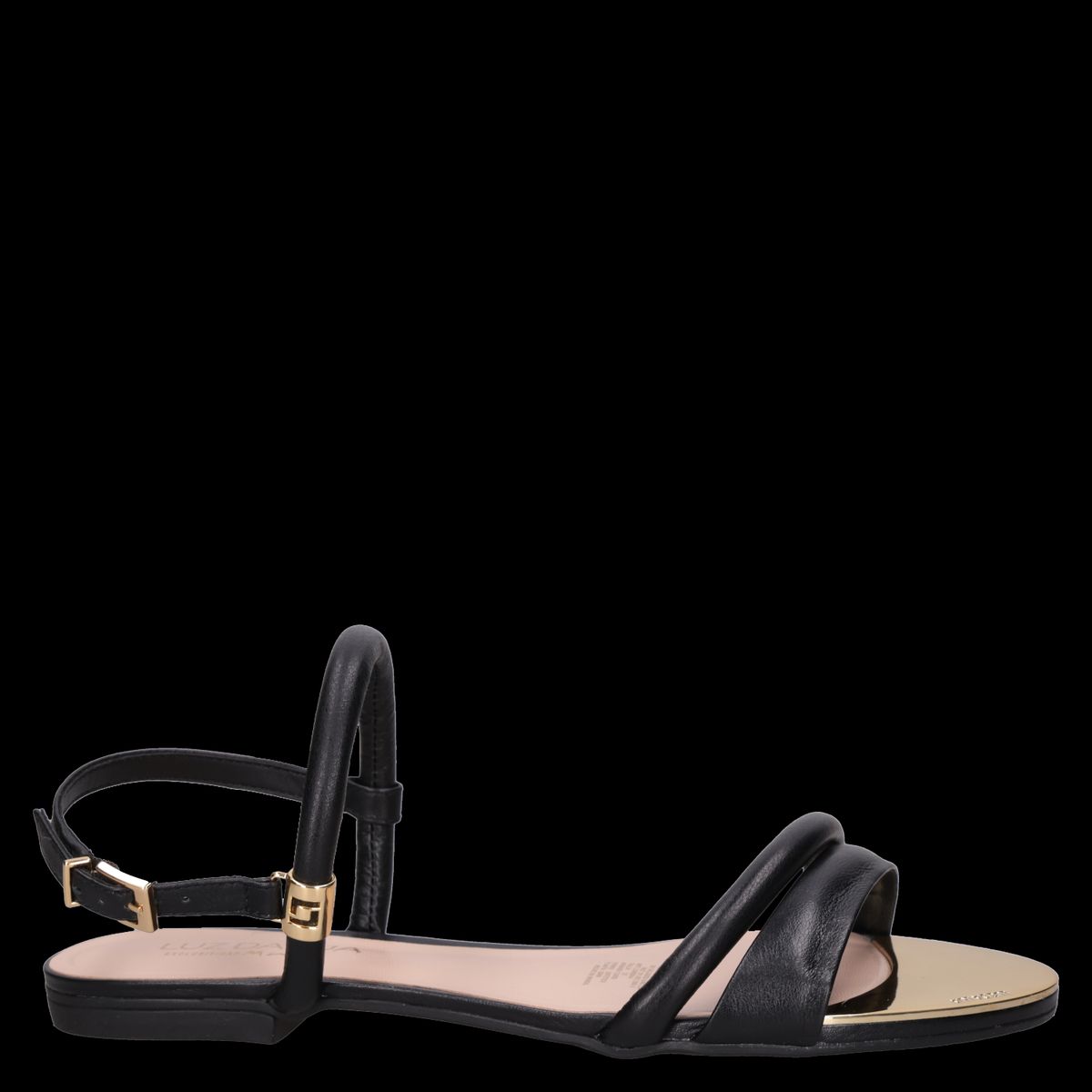 LUZ DA LUA - Sandalia Mujer Casual Negro Luz Da Lua