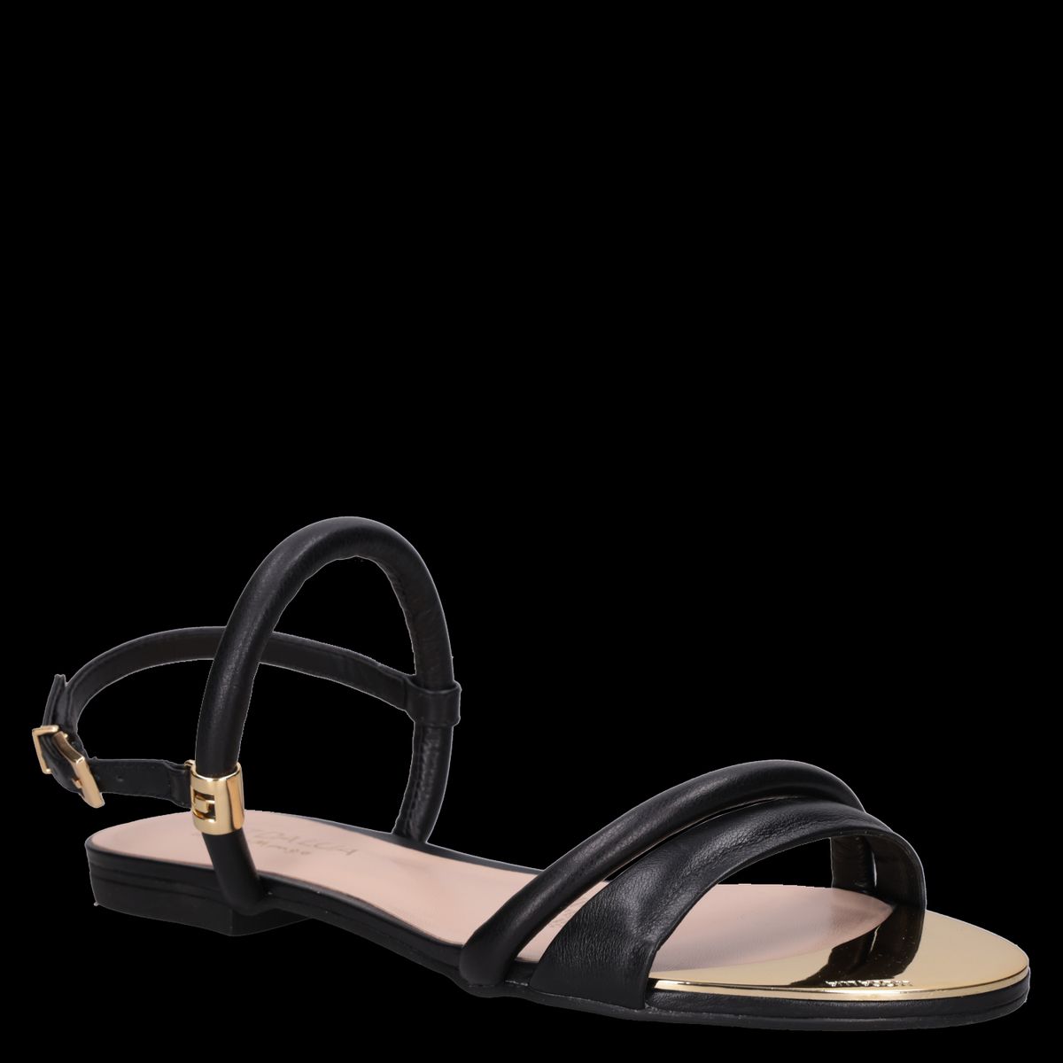 LUZ DA LUA - Sandalia Mujer Casual Negro Luz Da Lua