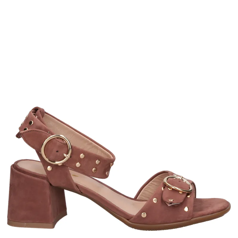 MINGO - Sandalia Mujer Casual Marrón Mingo