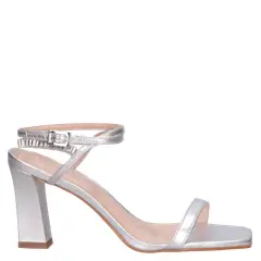 LUZ DA LUA - Sandalia Mujer Fiesta Plateado