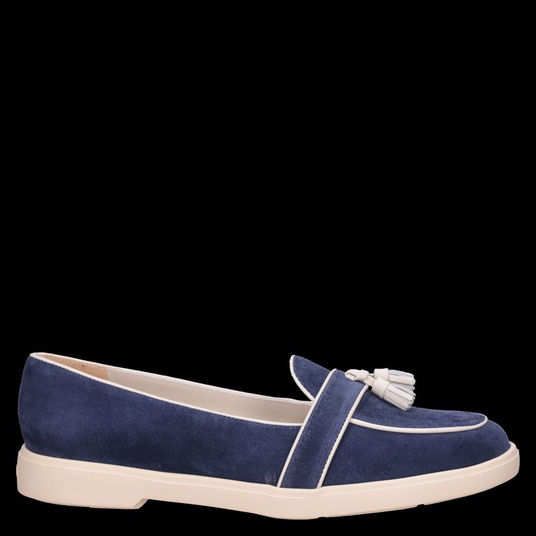 Mocasín Mujer Casual Azul