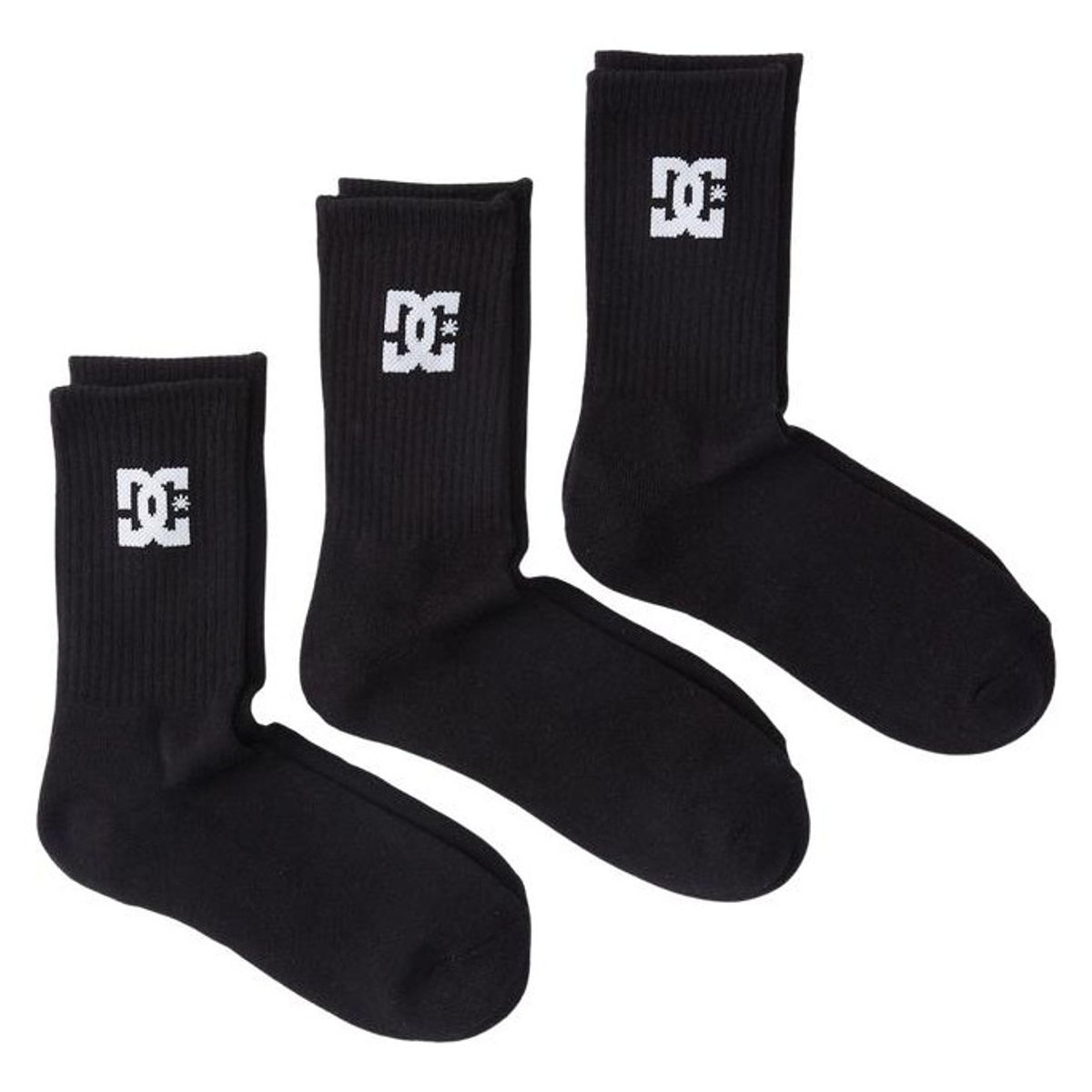 DC SHOES - Calcetines Hombre Spp Ankle   Pack De 3 Negro DC