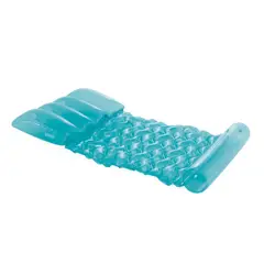 INTEX - Hamaca Colchoneta Inflable 173 x 89 cm Azul