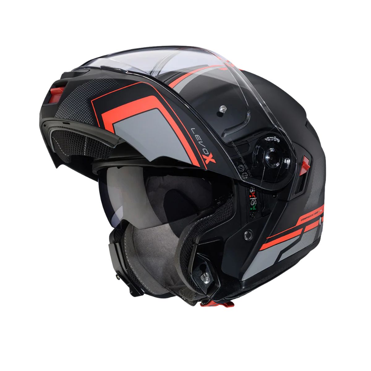 CABERG - Casco Para Moto Caberg Levo X Back Grey Red