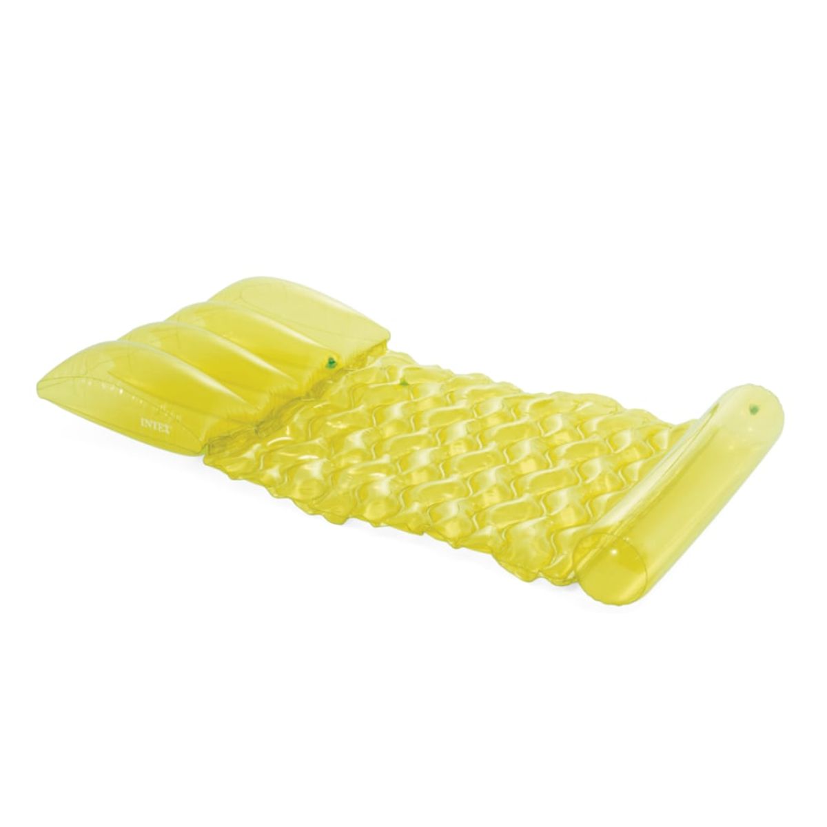INTEX - Hamaca Colchoneta Inflable INTEX 173 x 89 cm Amarillo