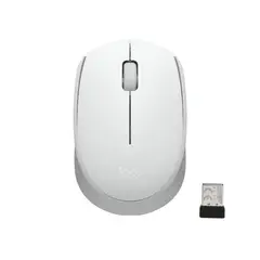 LOGITECH - Mouse inalámbrico M170 blanco