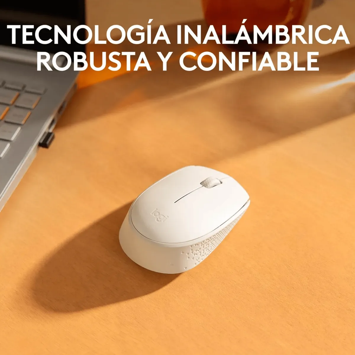 LOGITECH - Mouse inalámbrico Logitech M170 blanco