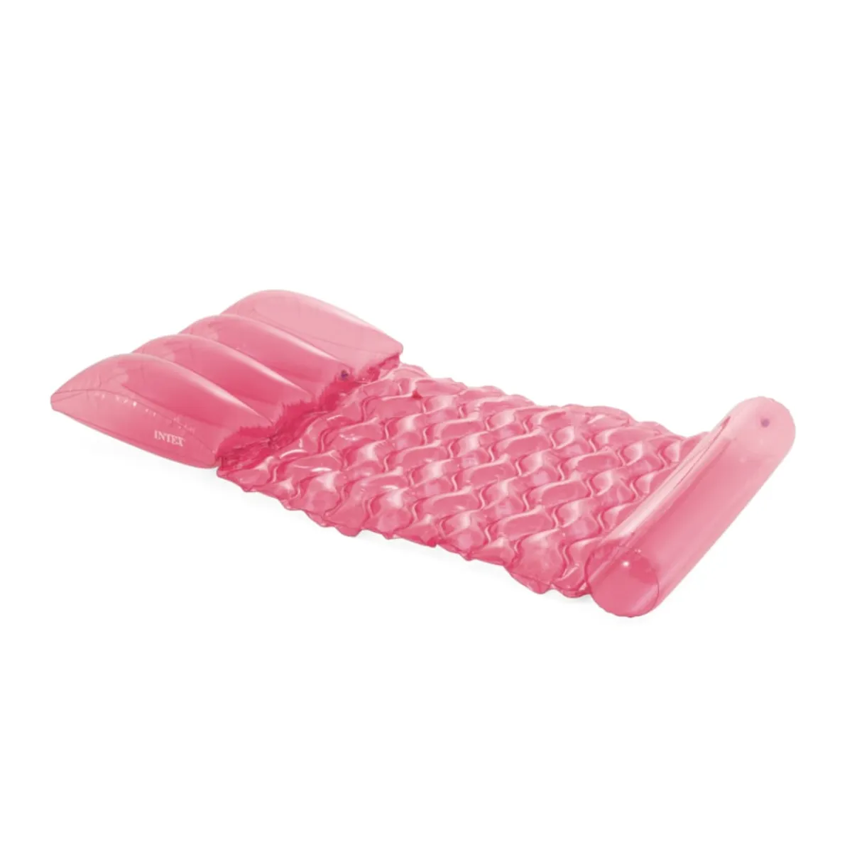 INTEX - Hamaca Colchoneta Inflable INTEX 173 x 89 cm Rosado