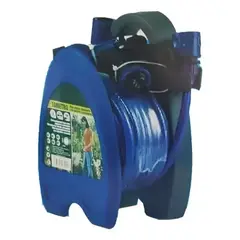 GENERICO - Manguera Jardin Para Riego Con Soporte Y Conectores 10metr