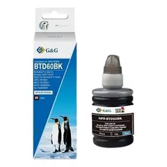 GENERICO - Tinta Para Brother BTD60BK 135 ml Dye G&G Negro