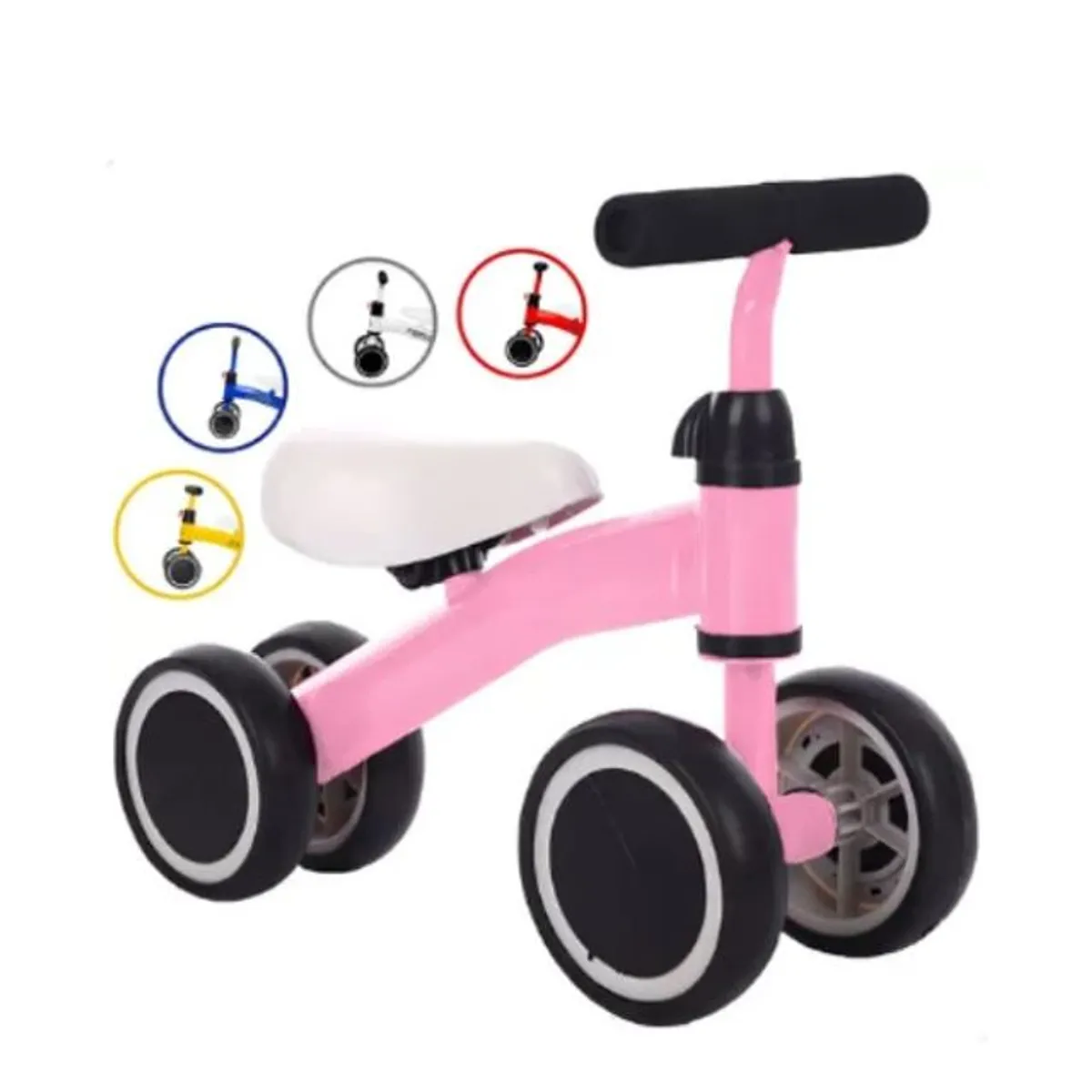 GENERICO - Bicicleta De Equilibrio Con 4 Ruedas, Juguete Para Caminar Para Niños