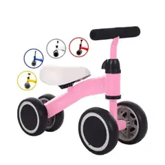 GENERICO - Bicicleta De Equilibrio Con 4 Ruedas, Juguete Para Caminar Para Niños
