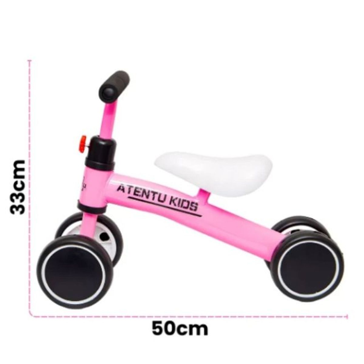 GENERICO - Bicicleta De Equilibrio Con 4 Ruedas, Juguete Para Caminar Para Niños