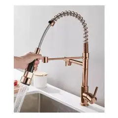 GENERICO - Llave Flexible Acero Inoxidable lavaplatos 360°