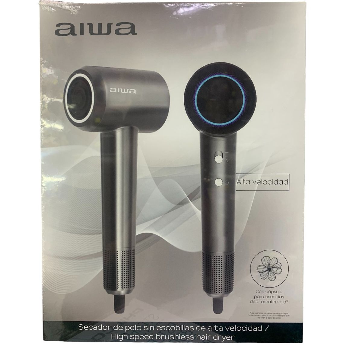 AIWA - Secador De Pelo Aiwa Profesional Alta Velocidad Aw-wh23 Gris Oscuro