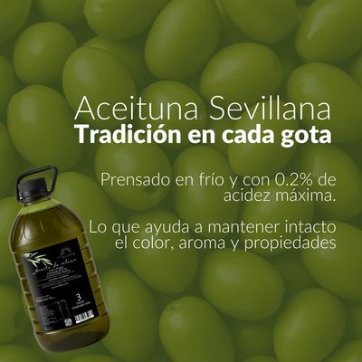 Imagen 2 del producto Aceite de Oliva Extra Virgen Terrasol 3L X 2 Bidones - Amarillo