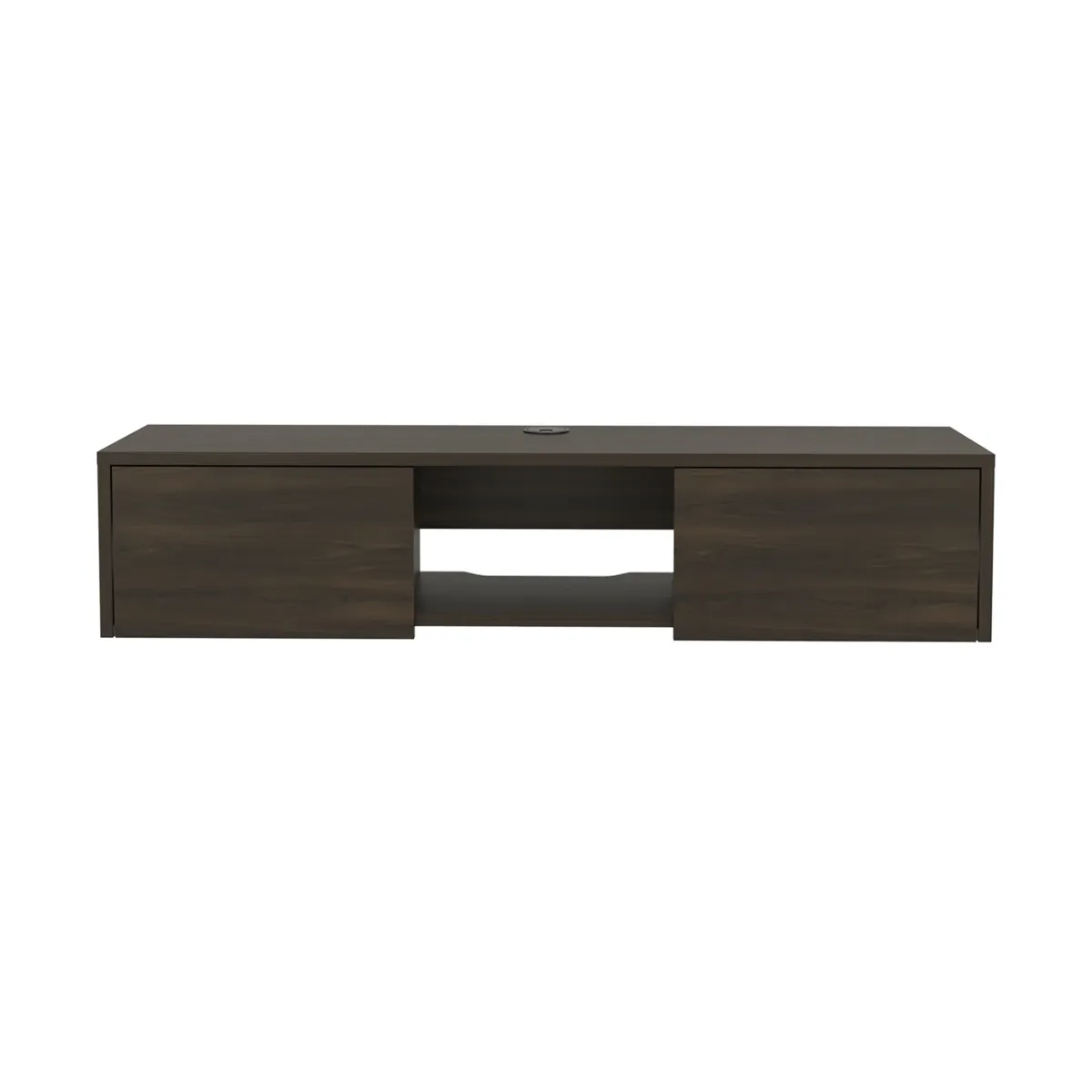 FMFURNITURE - Mueble Para Tv 65 Fm 268x1251x297 Cm Café Claro