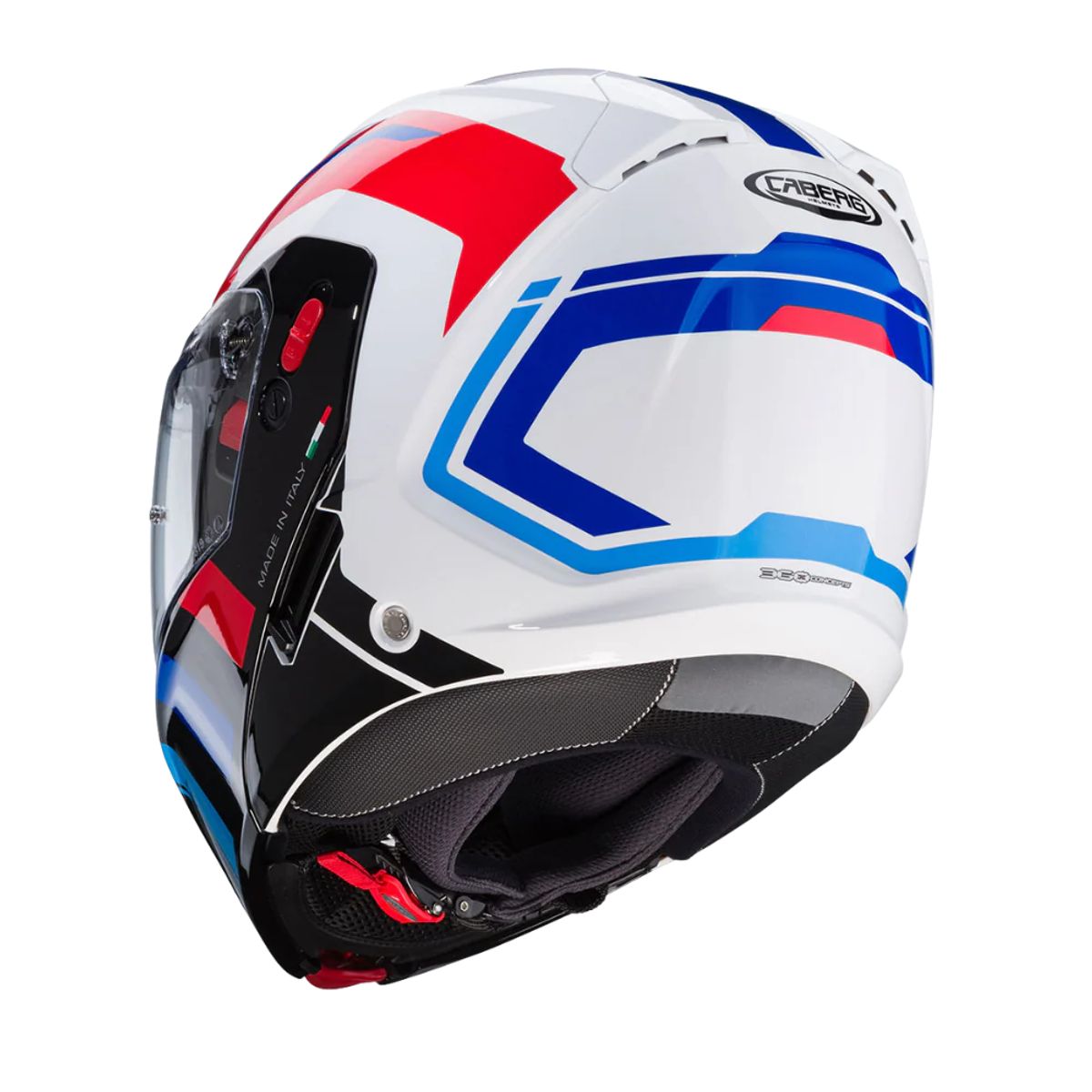 CABERG - Casco Para Moto Caberg Horus X Road White Black Red Blue