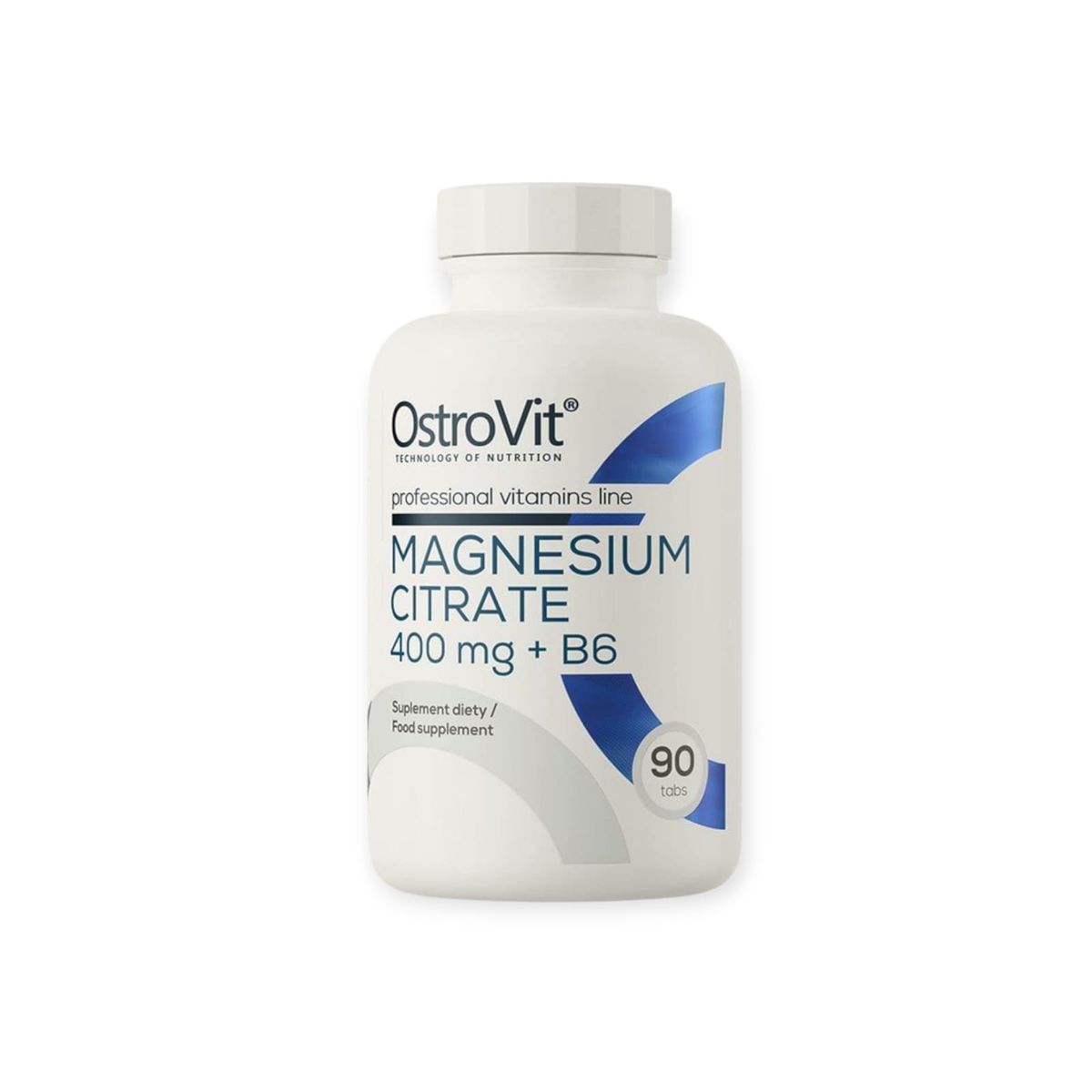 OSTROVIT - CITRATO DE MAGNESIO 400MG +B6 90 TABLETAS - OSTROVIT
