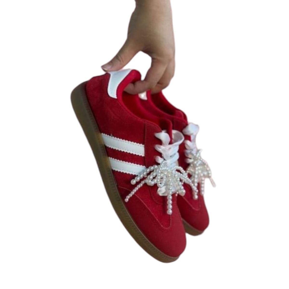 HERIEL - Zapatilla Roja Baja Mujer