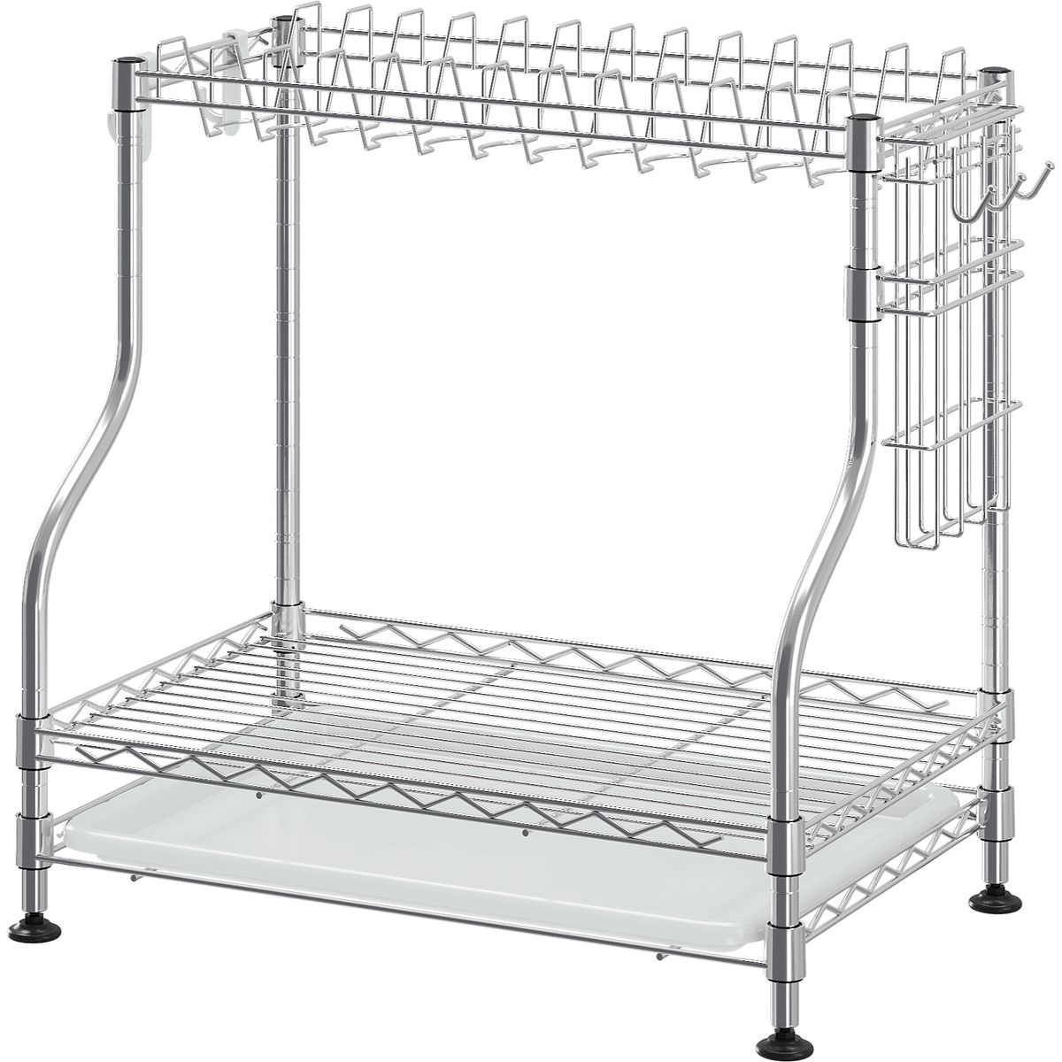 GENERICO - Estante Cromado Organización de Loza - 45 × 30 × 44 cm