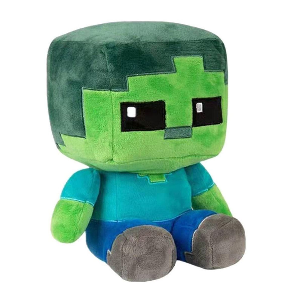 GENERICO - Peluches Minecraft Zombie Steve Creeper 22cm