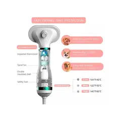 MOVI - SECADOR DE PELO PARA MASCOTAS CON TEMPERATURA AJUSTABLE