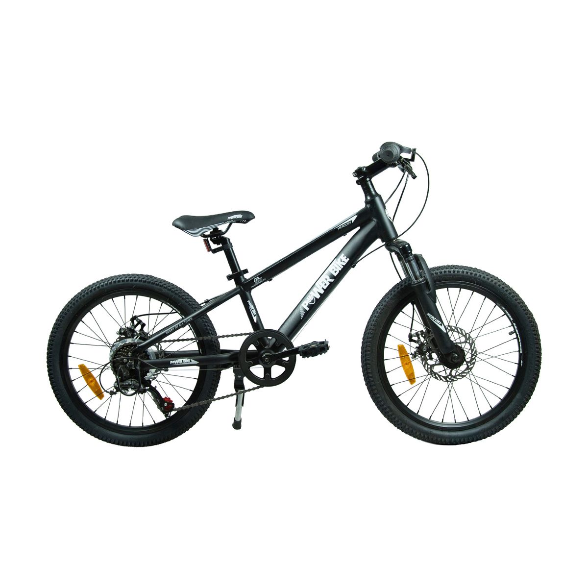 POWERBIKE - BICICLETA ARO 20 MERCURY POWERBIKE NEGRA