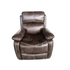 SPAZZIO - Sofa Reclinable 1 Cuerpo Comfort Café