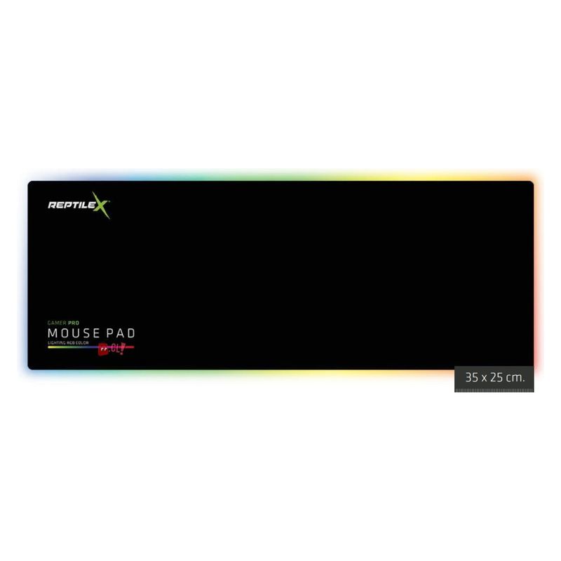 REPTILEX - Mouse Pad Gamer Iluminación Rgb 35x25cm PuntoStore