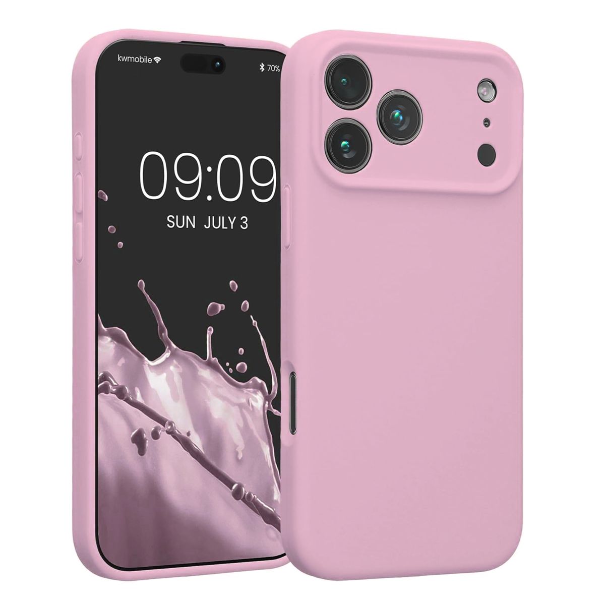 JOIGO - Carcasa Funda Para IPhone 17 Pro Max Goma Rosado
