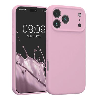 Joigo Carcasa Funda Para Iphone 17 Pro Max Goma Rosado