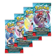 POKEMON - CARTAS PACK 4 SOBRES JOURNEY TOGETHER ESPAÑOL