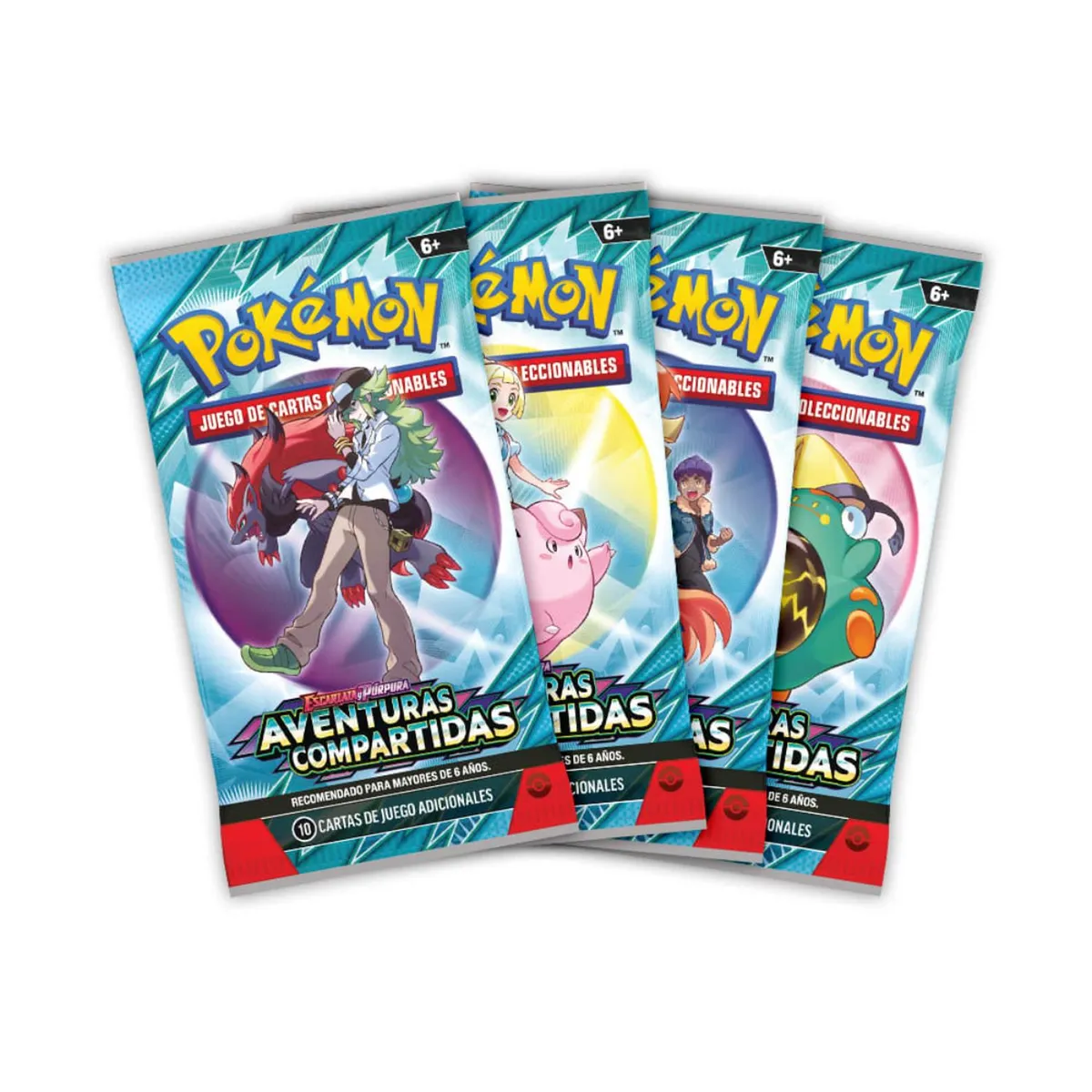 POKEMON - CARTAS POKEMON PACK 4 SOBRES JOURNEY TOGETHER ESPAÑOL