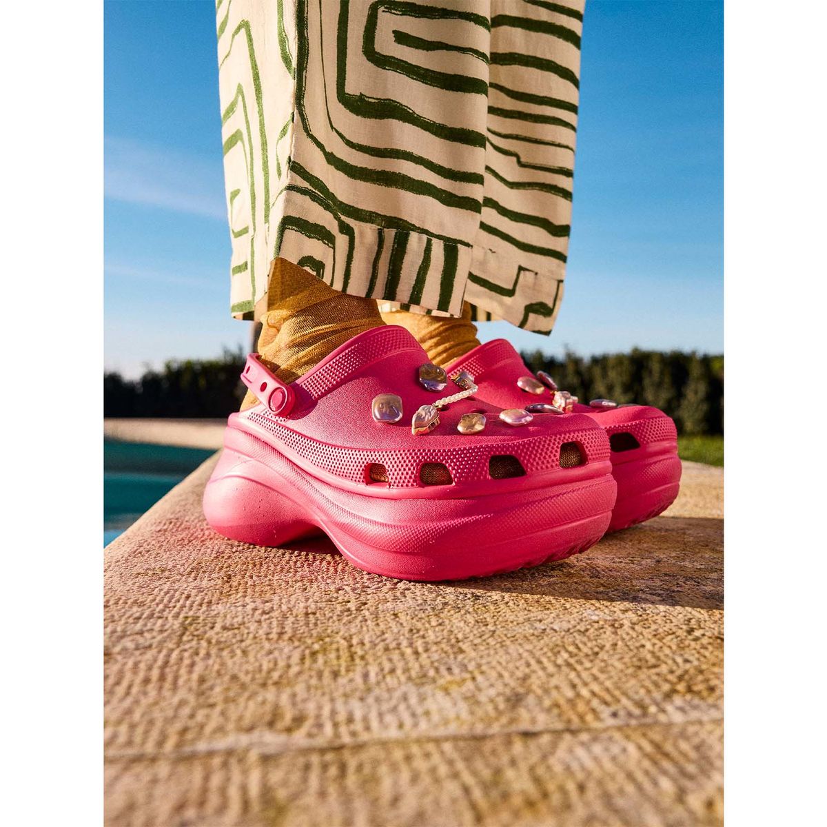 CROCS - Zueco Crocs Mujer Bae Clog Rosado CROCS