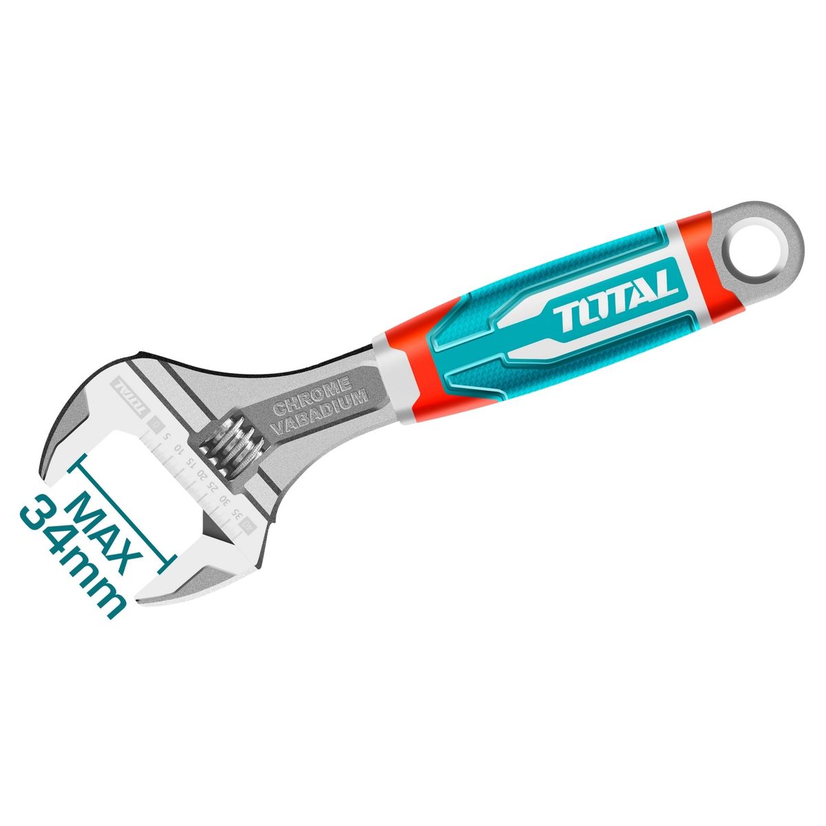 TOTAL TOOLS - Llave Francesa 8 Total