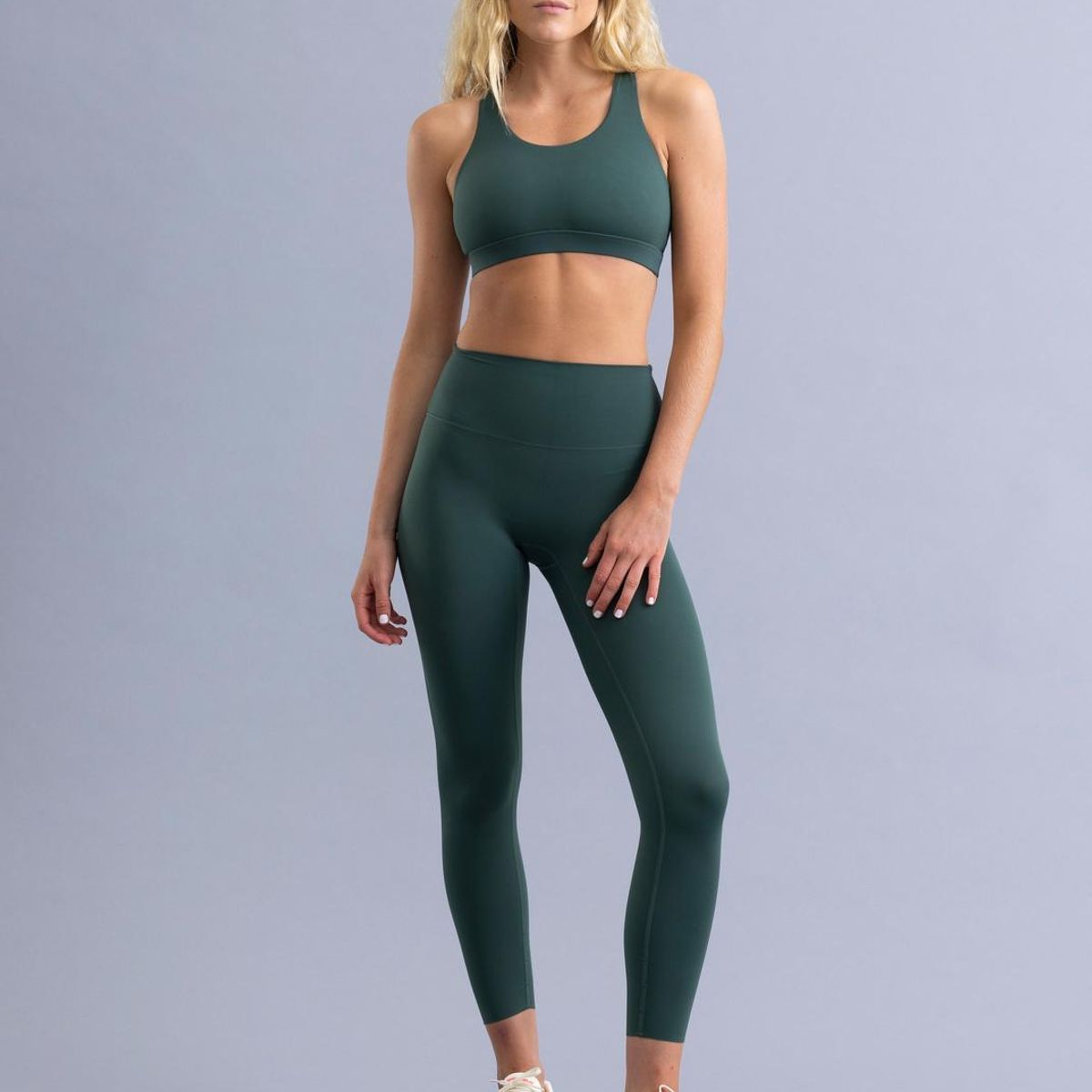 THEA - Legging Running Unfinished Luna Dark Teal