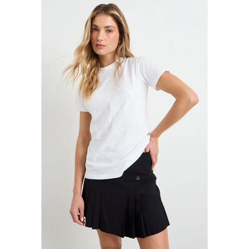 IO - Polera Manga Corta Mujer Crudo Io