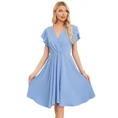 LOOK SHOP - Vestido Corto De Mujer Midi. Semi Formal Primavera Verano 3398