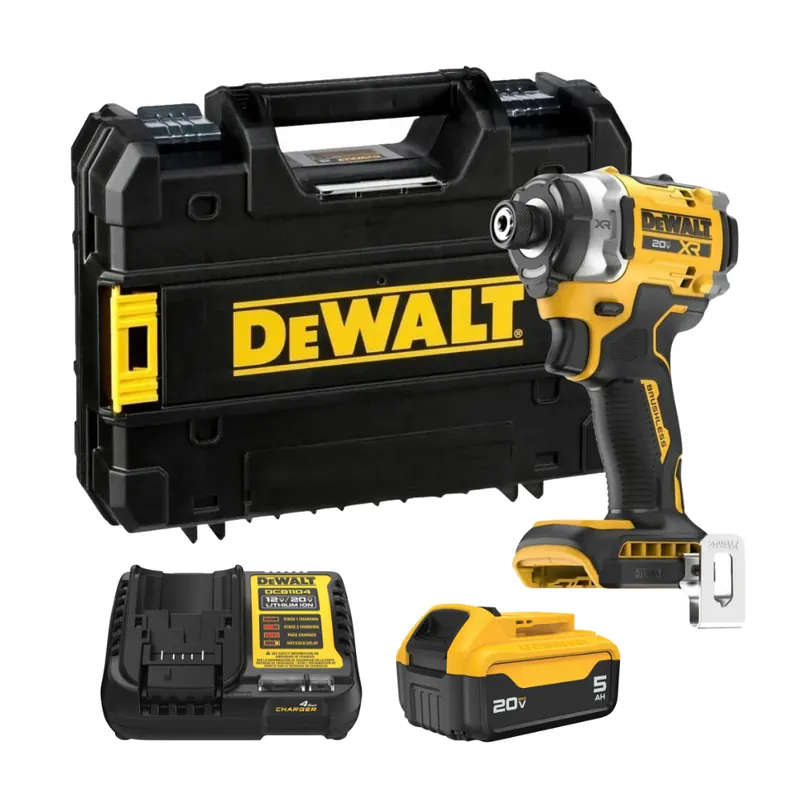 DEWALT - kit Atornillador Impacto Inalámbrico Xr Car/Bat 5ah DCF860P1