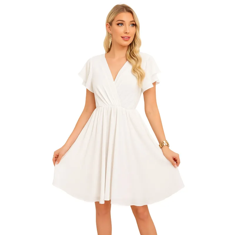 MPROPIA - Vestido Corto De Mujer Midi. Semi Formal  Primavera Verano 3398