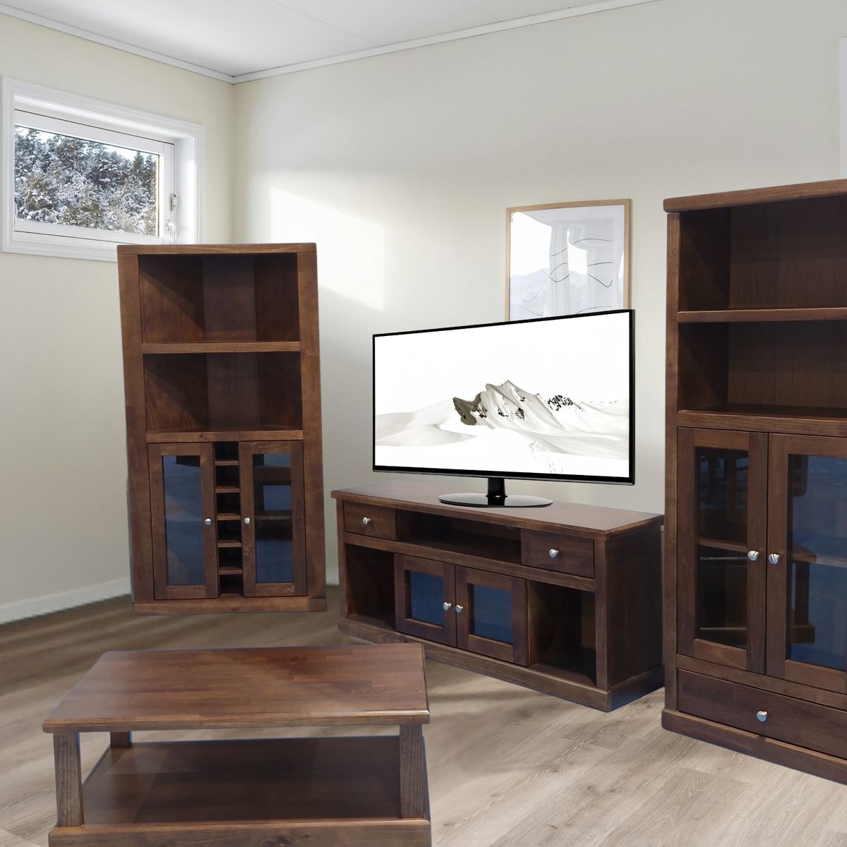 MUEBLES DURAN - Vitrina Madera - Marsella