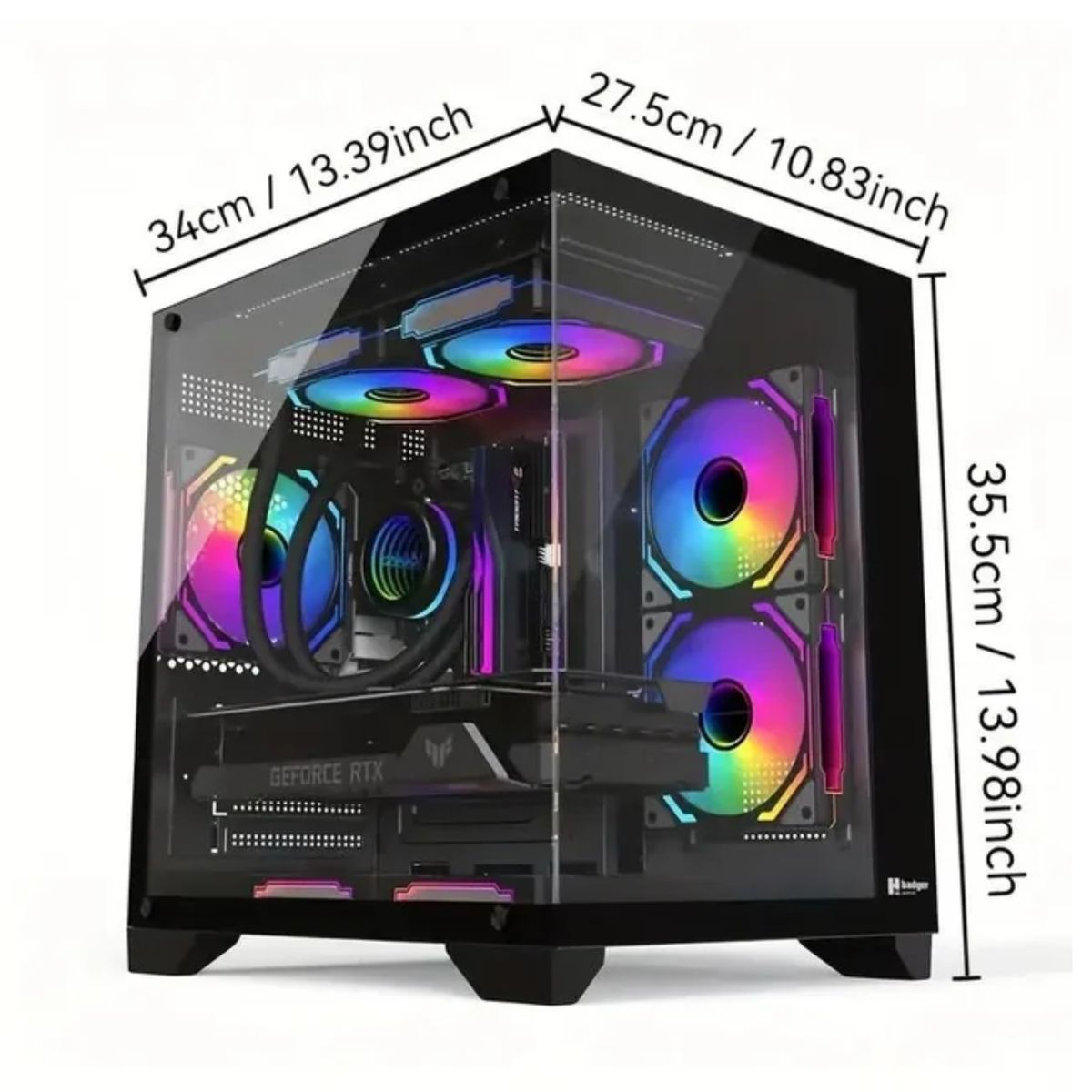 CRUSEC - Pc Gamer Ryzen 7 RAM 16 GB DDR4 SSD 1 TB 8 Nucleos 4.26 Ghz