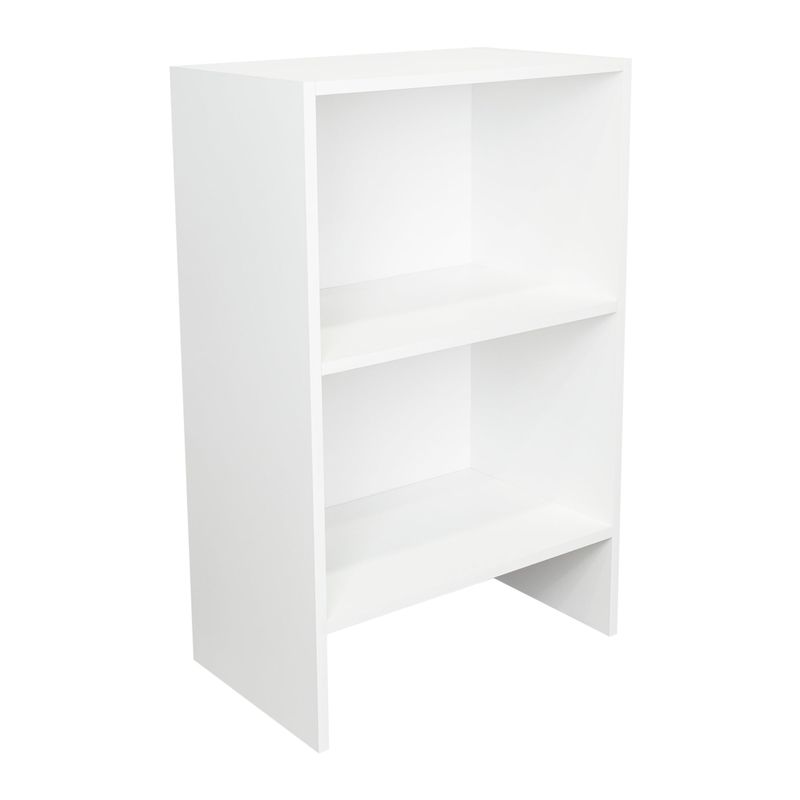 FMFURNITURE - Librero Bajo Fm 2 Repisas 80x50x303 Cm Blanco