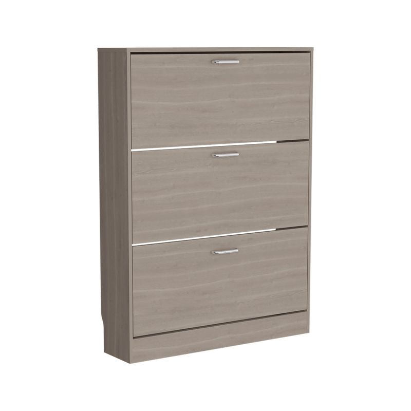 FMFURNITURE - Mueble Zapatero 3 Compartimientos 1287x942x24 Cm Beige