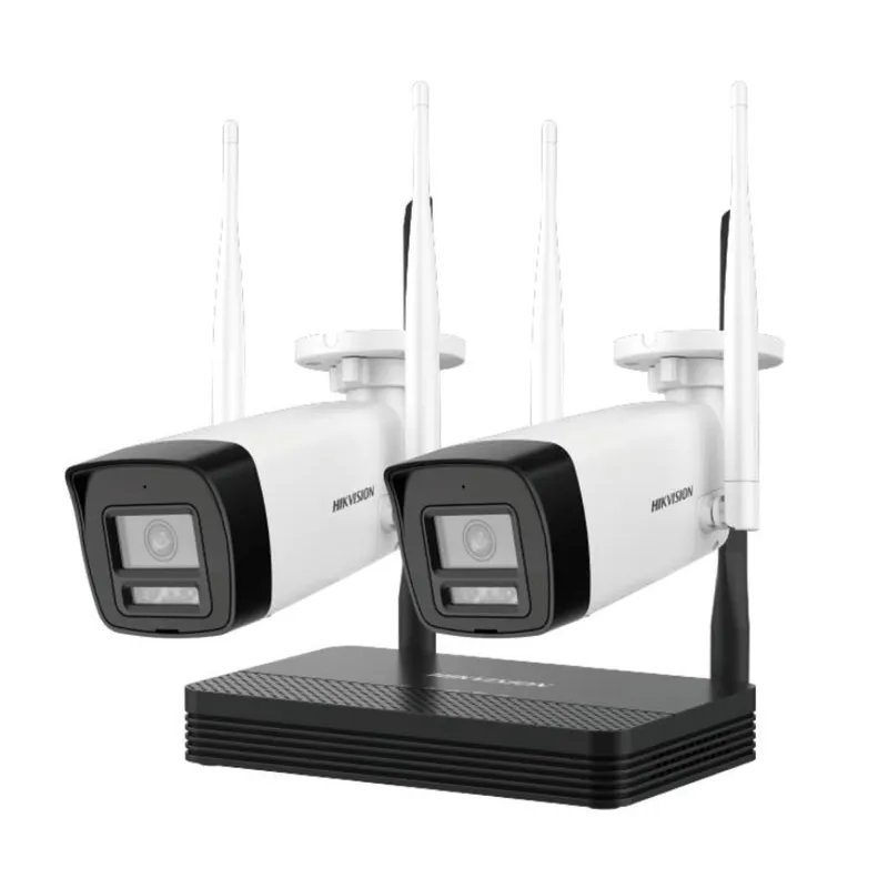 HIKVISION - Kit Cámaras Hikvision Bullet x2 NVS 2MP H265 WiFi IP66