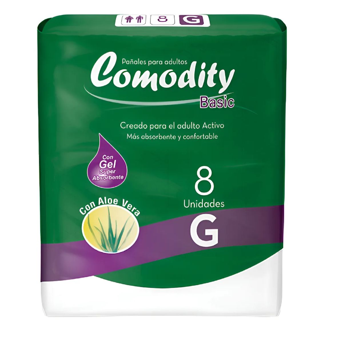 GENERICO - Pañales Adulto Comodity Basic Talla G Incontinencia Fuerte